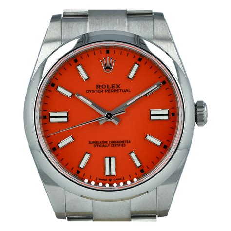 rolex op 41 red dial|Rolex oyster perpetual 41 price.